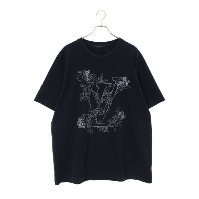 ルイヴィトン LVフラワーエンブロイダリーTシャツ XXLTシャツ/カットソー(半袖/袖なし)