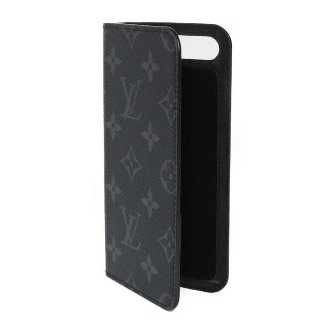 Louis Vuitton Monogram Eclipse Monogram Eclipse Phone Flip Case For IPhone  7 Plus iPhone 7 Plus 8 Plus Folio M62641