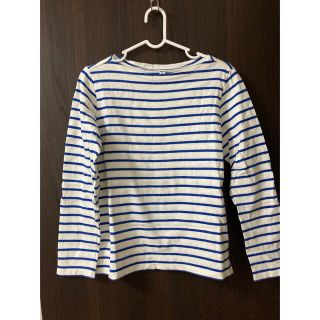 ユニクロ(UNIQLO)のボートネック　UNIQLO ユニクロ　ロンT ボーダー(Tシャツ(長袖/七分))