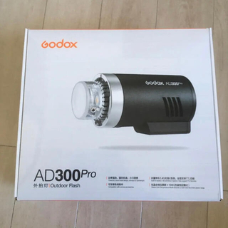 【美品】Godox AD300Pro LEDモデリングランプ　ストロボ(ストロボ/照明)