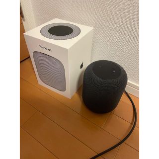 アップル(Apple)のHomepod スペースグレイ(スピーカー)