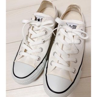 コンバース(CONVERSE)のコンバース キャンバスオールスター ホワイト 22.5(スニーカー)