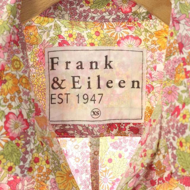 Frank&Eileen(フランクアンドアイリーン)のフランク&アイリーン フラワーシャツ ブラウス オープンカラー 長袖 レディースのトップス(シャツ/ブラウス(長袖/七分))の商品写真
