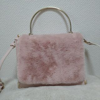 ファーファー(fur fur)のfur fur ショルダー付きファーハンドバッグ(ハンドバッグ)