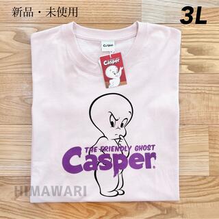 【3L】キャスパー　ゆったり半袖Tシャツ　レディース●Casper 大きいサイズ(Tシャツ(半袖/袖なし))
