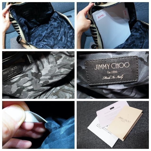 正規品☆ジミーチュウ リュック リュックサック リード キャンバス
