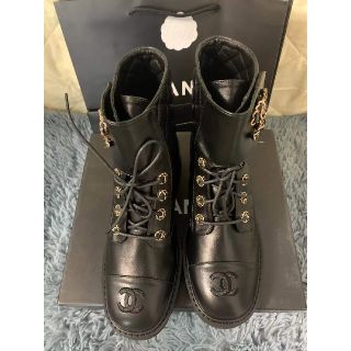 CHANEL シャネル レースアップブーツ | フリマアプリ ラクマ