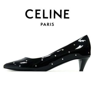 セリーヌ(celine)のCELINE ポインテッドトゥスタッズパンプス セリーヌ  (ハイヒール/パンプス)