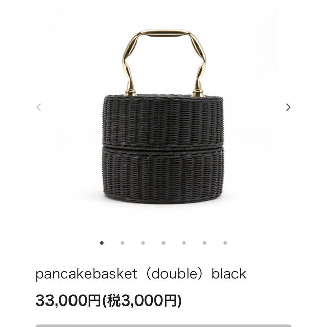 manimaris pancakebasket（double）black レディースのバッグ(ハンドバッグ)の商品写真