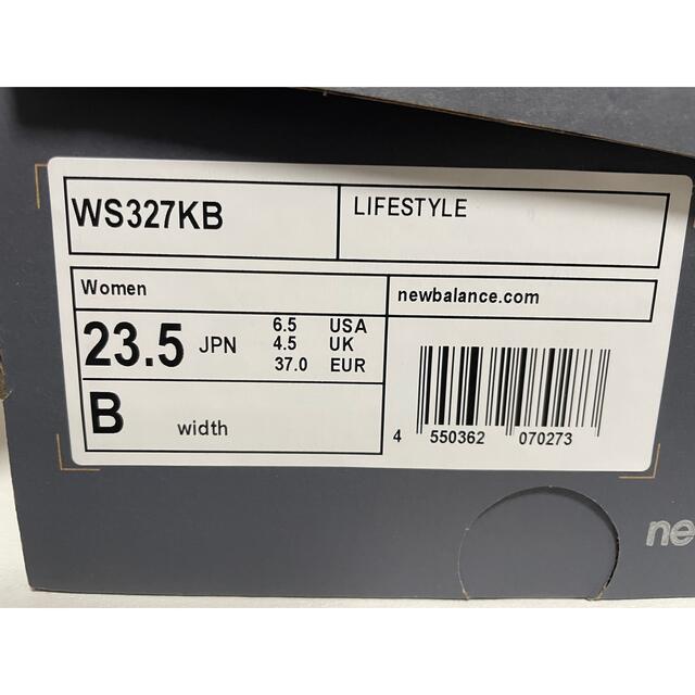 買い割 【新品】23.5cm ニューバランス　WS327KB Balance New スニーカー