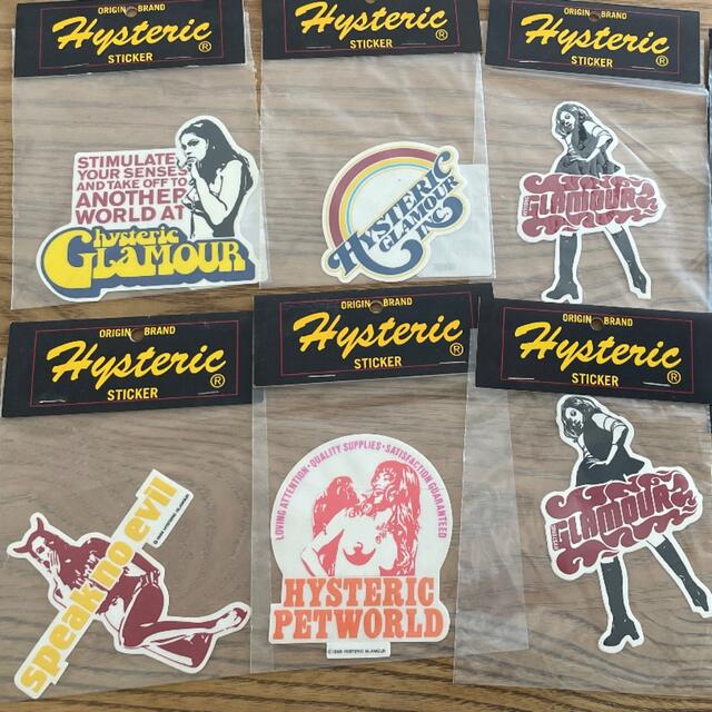 HYSTERIC GLAMOUR - ヒステリックグラマー ステッカーセット HYSTERIC GLAMOUR - ヒステリックグラマー ステッカーセット