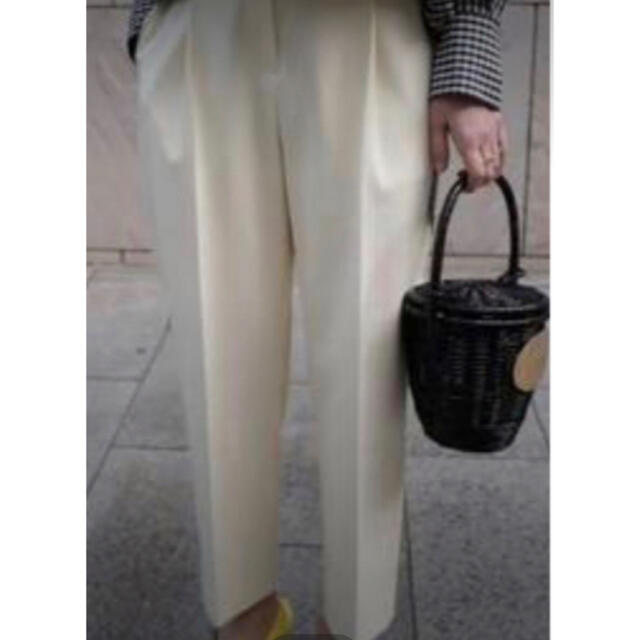 machatt マチャット タックテーパードパンツ イエロー LONG 全国総量