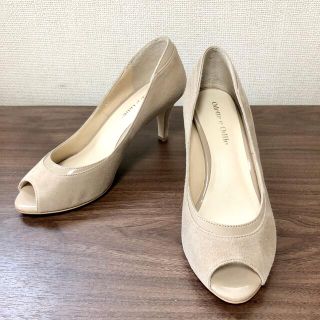 オデットエオディール(Odette e Odile)の【未使用】オデットエオディール パンプス オープントゥ スエード エナメル(ハイヒール/パンプス)