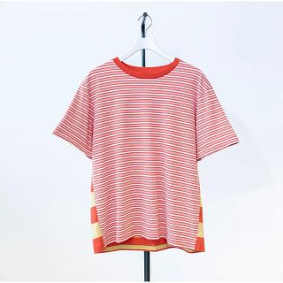 ユニクロ(UNIQLO)のUNIQLO and MARNI ボーダークルーネックTシャツ(Tシャツ(半袖/袖なし))