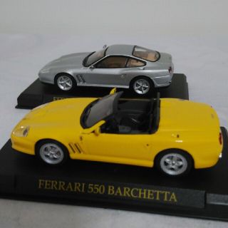 フェラーリ(Ferrari)のFerrari550&575　他6台セット1/43スケールモデル(リユース)(ミニカー)