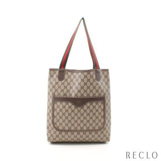 グッチ(Gucci)のオールドグッチ シェリーライン GGプラス ショルダーバッグ トートバッグ(トートバッグ)