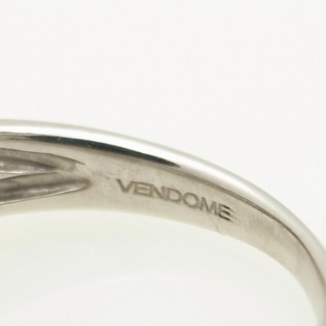 【ヴァンドーム青山】Vendome Aoyama ダイヤモンドリング フラワーモチーフ 指輪 Pt900(白金 プラチナ) バンドーム