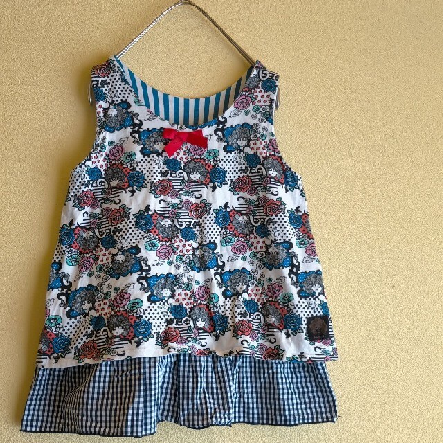 ScoLar(スカラー)のscolar リバーシブル ワンピース キッズ/ベビー/マタニティのキッズ服女の子用(90cm~)(ワンピース)の商品写真