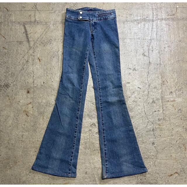 グランジ ART VINTAGE - y2k フレアデニム フレアジーンズの通販 by セール正規品 y2k フレアデニム フレアジーンズ デニム/ジーンズ