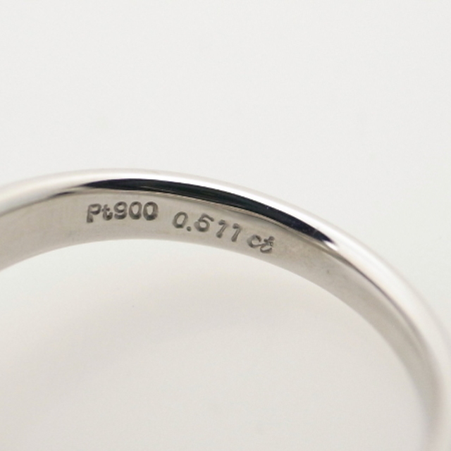 ダイヤモンドリング 指輪 0.511ct 0.65ct 12号 Pt900(白金 プラチナ)