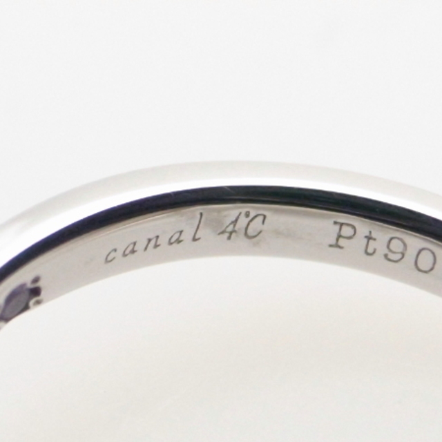 4℃(ヨンドシー)のカナルヨンドシー ダイヤモンドリング 指輪 5.5号 Pt900(白金 プラチナ) レディースのアクセサリー(リング(指輪))の商品写真