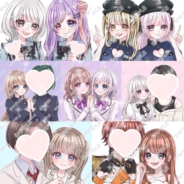 ✝︎♡ 夢絵 コテ同 イラストオーダー ♡‪✝︎ 【色紙・ポストカード】-‬