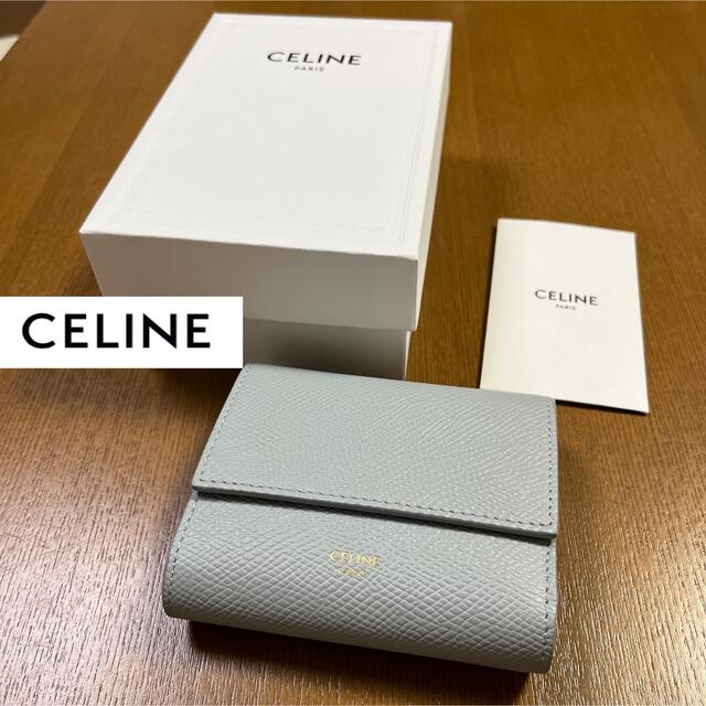 CELINE セリーヌ　トリフォールド　ウォレット　ミネラル　　財布　USED