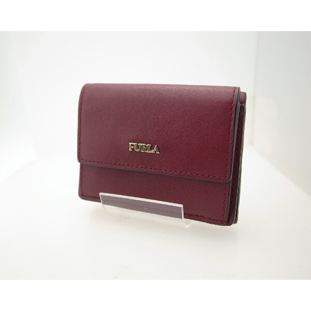 Furla(フルラ)の未使用に近い フルラ バビロン トライフォールドウォレット コンパクト財布 993900 レッド 赤 レディースのファッション小物(財布)の商品写真