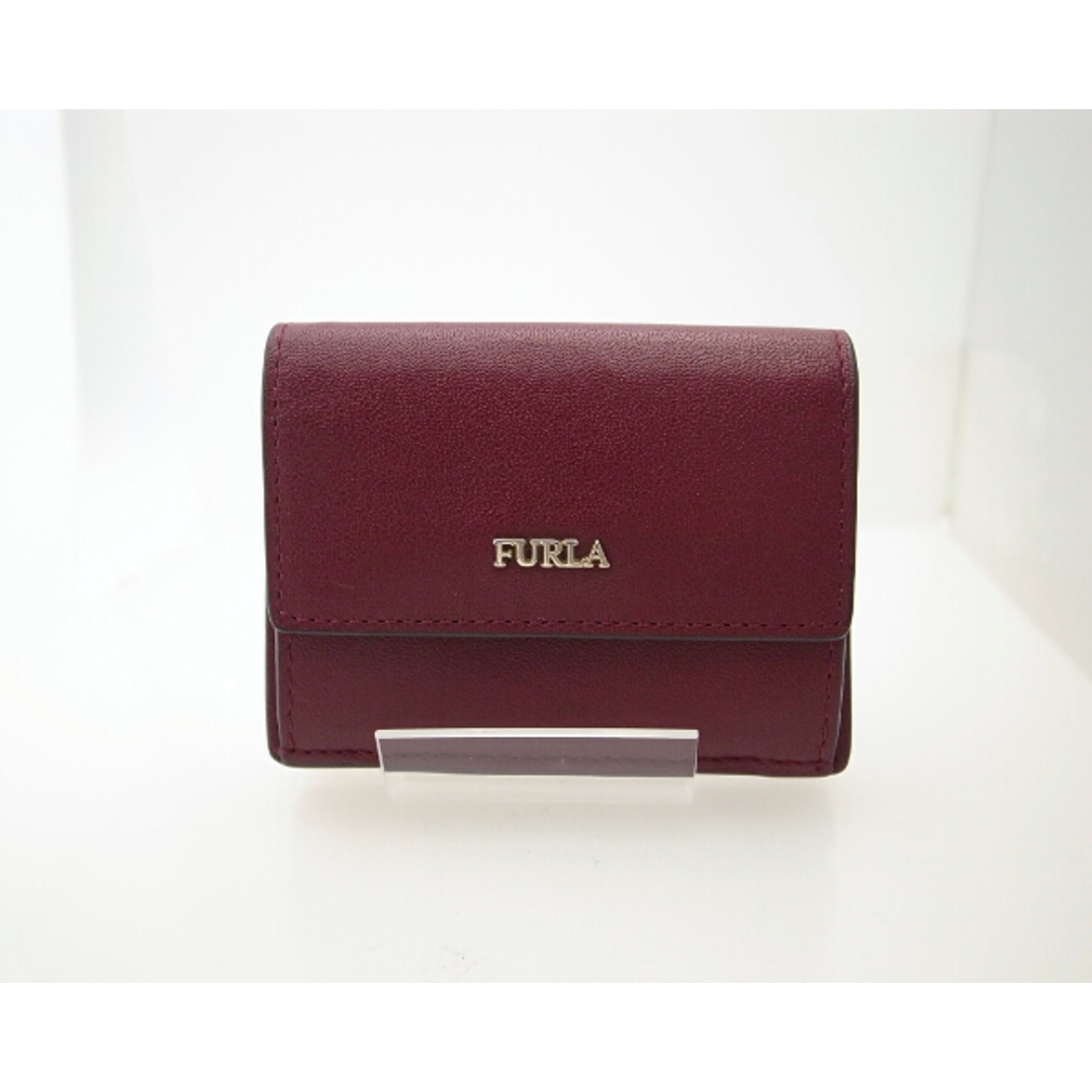 Furla(フルラ)の未使用に近い フルラ バビロン トライフォールドウォレット コンパクト財布 993900 レッド 赤 レディースのファッション小物(財布)の商品写真