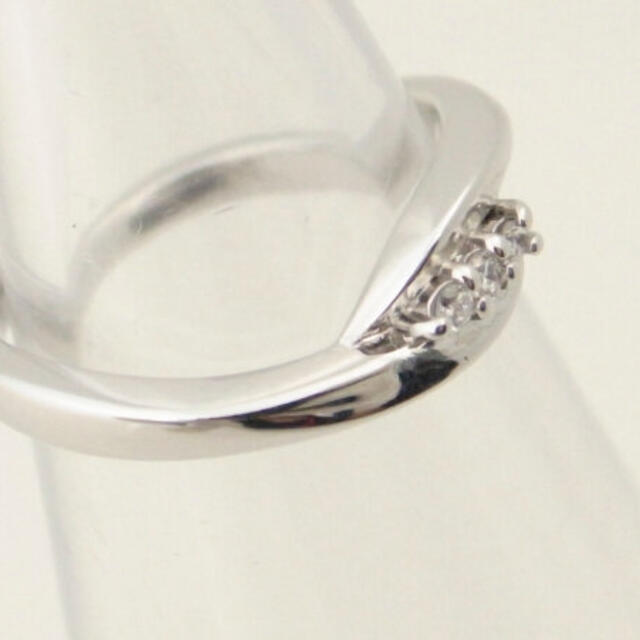 4℃ ダイヤモンドリング K18WG(18金 ホワイトゴールド) 指輪