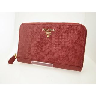 プラダ(PRADA)の目立った傷や汚れなし プラダ コンパクト財布 コインケース IML157 赤 レッド(コインケース)