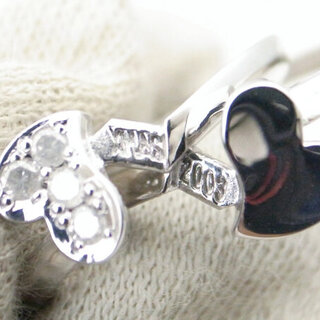 スタージュエリー ダイヤモンド セットリング 指輪 9号 2003年Xmas K18WG(18金 ホワイトゴールド)