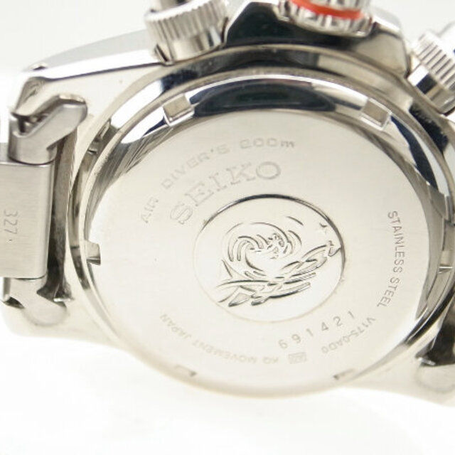 セイコー プロスペックス ダイバーズ メンズ腕時計 v175-0AD0