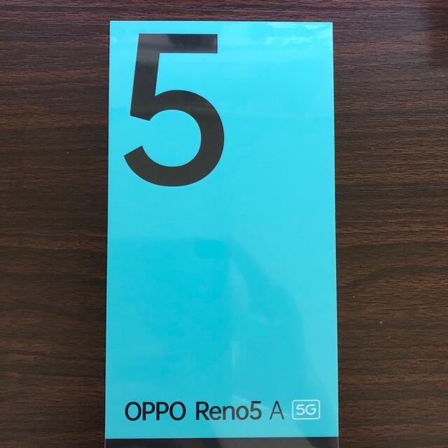 新品・未開封 OPPO Reno5 A eSIM A103OP シルバーブラック-