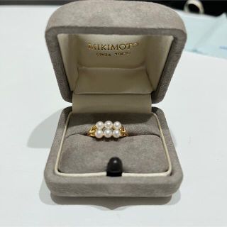 ミキモト(MIKIMOTO)のミキモト　ゴールドパールリング(リング(指輪))