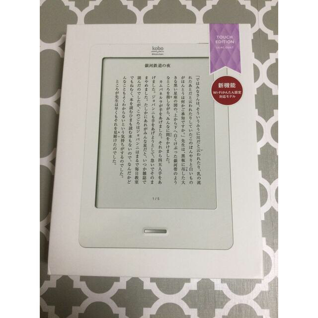 Rakuten(ラクテン)のrakuten kobo TOUCH EDITION スマホ/家電/カメラのPC/タブレット(電子ブックリーダー)の商品写真