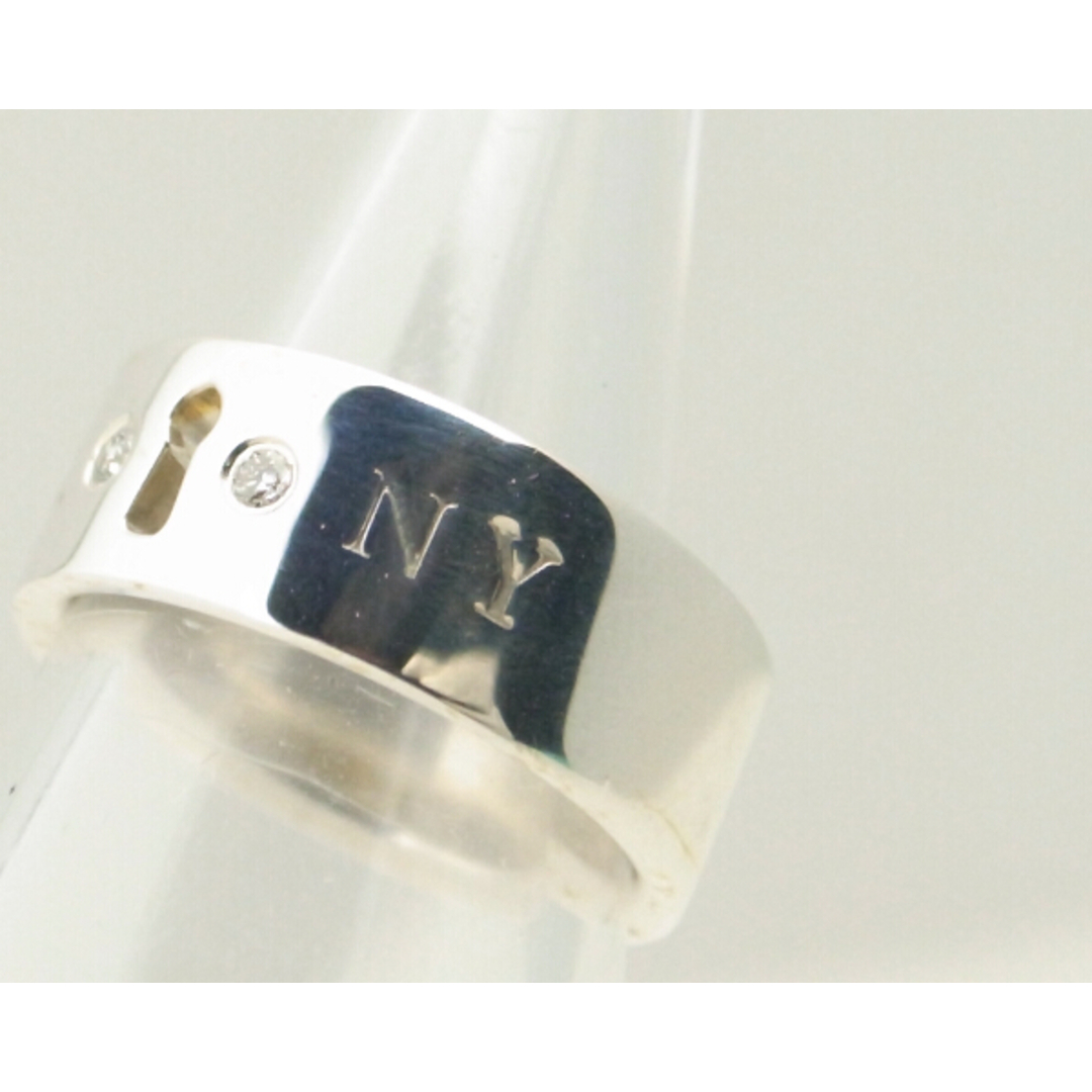 Tiffany & Co.(ティファニー)の目立った傷や汚れなし ティファニー ロックリング 指輪 ダイヤモンド 6号 SV925(シルバー) レディースのアクセサリー(リング(指輪))の商品写真