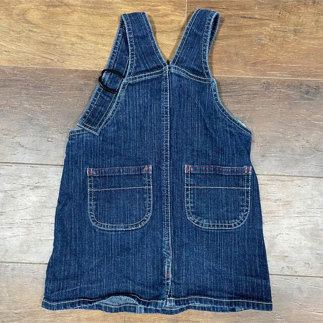 BeBe(ベベ)のサロペット スカート 3枚セット キッズ/ベビー/マタニティのキッズ服女の子用(90cm~)(スカート)の商品写真