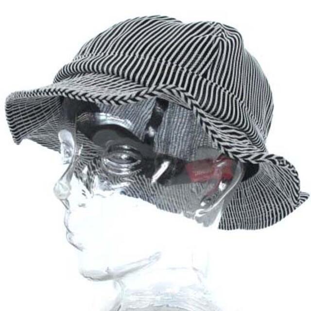 Supreme(シュプリーム)のシュプリーム 22SS ストライプ メッシュ ベル ハット バケットハット 白黒 メンズの帽子(ハット)の商品写真