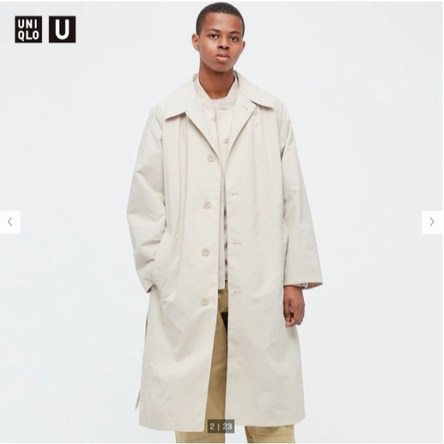 UNIQLO(ユニクロ)のUNIQLO U 2022SS トレンチコート メンズのジャケット/アウター(トレンチコート)の商品写真