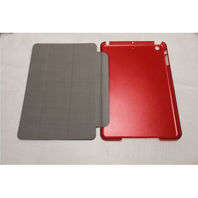 薄型軽量 iPad mini/mini2/mini3 用 レッド スマートケース スマホ/家電/カメラのスマホアクセサリー(iPadケース)の商品写真