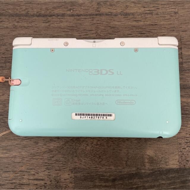 ★ ニンテンドー3DS LL ミント×ホワイト ジャンク品 1