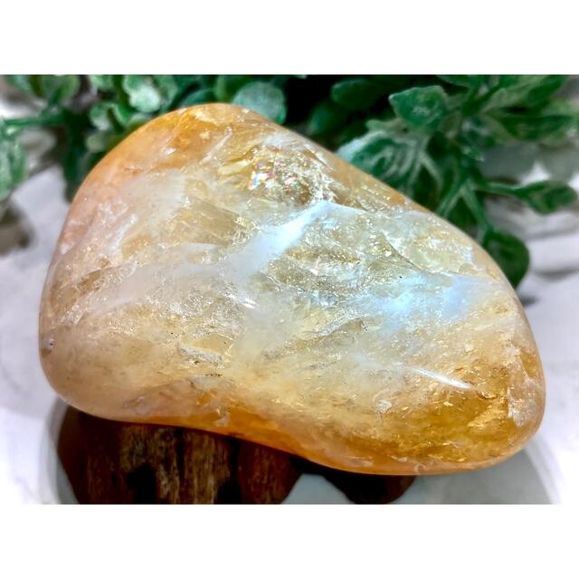 特大✨万華鏡【恋愛・ビジネス運】シトリンクォーツ　タンブル　原石