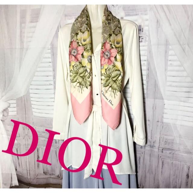 Christian Dior   美品 クリスチャンディオール DIOR 上品なお花柄