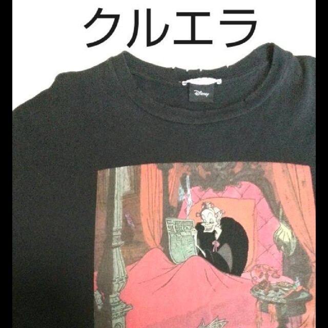 Disney(ディズニー)のディズニー　ZARA　コラボ　Tシャツ クルエラ　101匹わんちゃん レディースのトップス(Tシャツ(半袖/袖なし))の商品写真