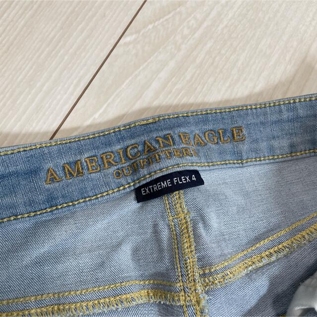 American Eagle(アメリカンイーグル)の【AMERICAN EAGLE】デニムダメージ　ショートパンツ　32 メンズのパンツ(ショートパンツ)の商品写真