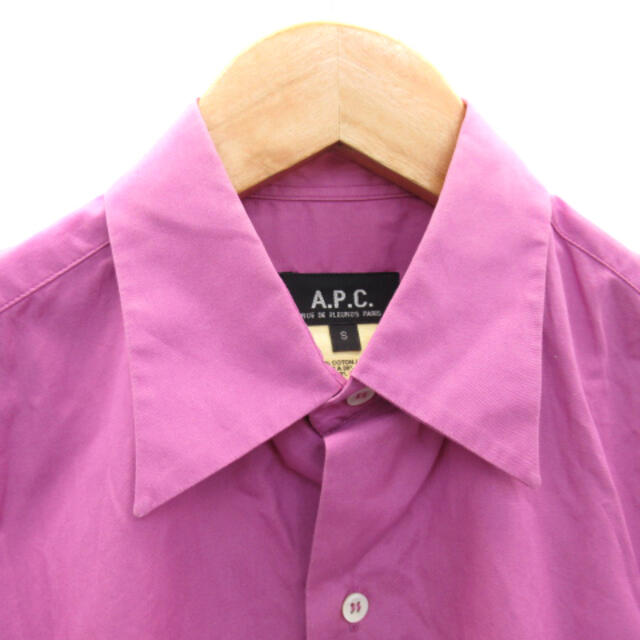 A.P.C(アーペーセー)のアーペーセー A.P.C. カジュアルシャツ 長袖 無地 S パープル /YK メンズのトップス(シャツ)の商品写真