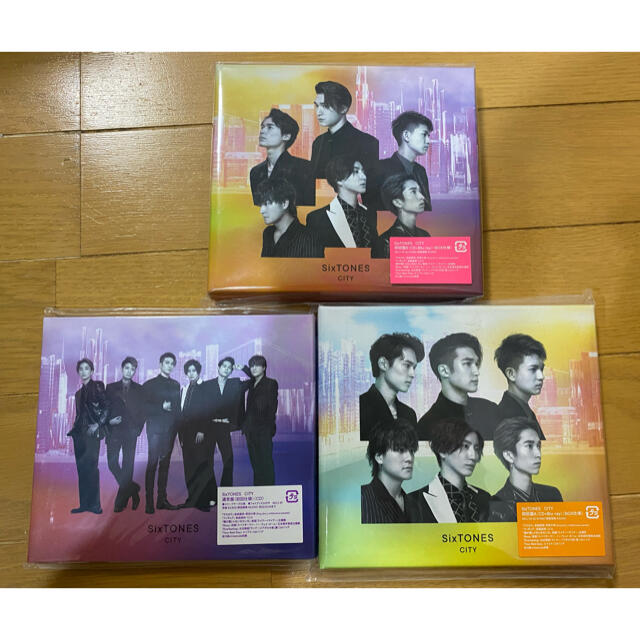 SixTONES(ストーンズ)のSixTONES  CITY  3形態 エンタメ/ホビーのCD(ポップス/ロック(邦楽))の商品写真