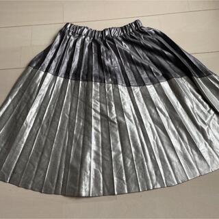 エイチアンドエム(H&M)のH&M スカート　シルバー　スカート　122(スカート)