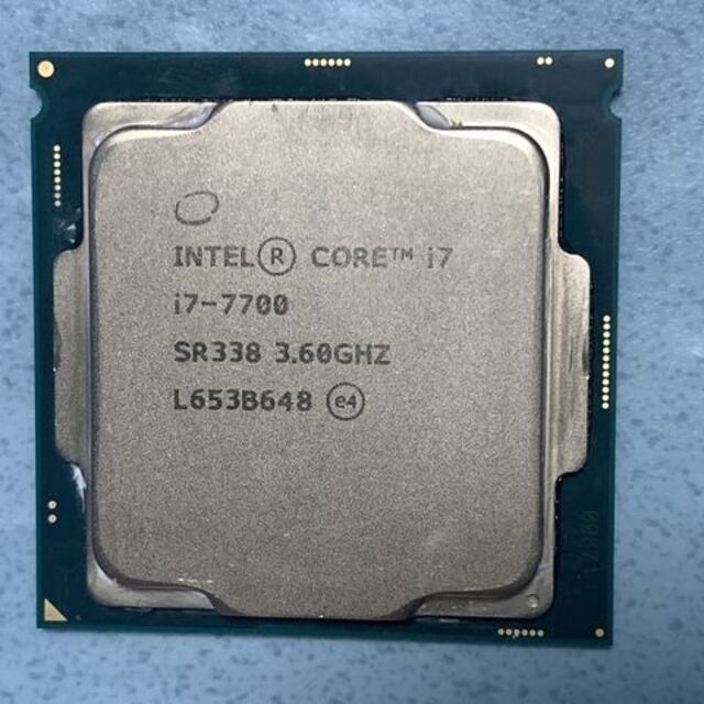 intel core i7-7700 スマホ/家電/カメラのPC/タブレット(PCパーツ)の商品写真